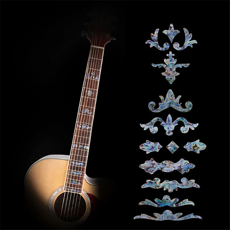10 pcs Inlay Stickers Imitation Abalone Acoustic Electric Guitar Fret Markers For Guitarra Fertboard
10 pcs Inlay Stickers Imitation Abalone Acoustic Electric Guitar Fret Markers For Guitarra Fertboard