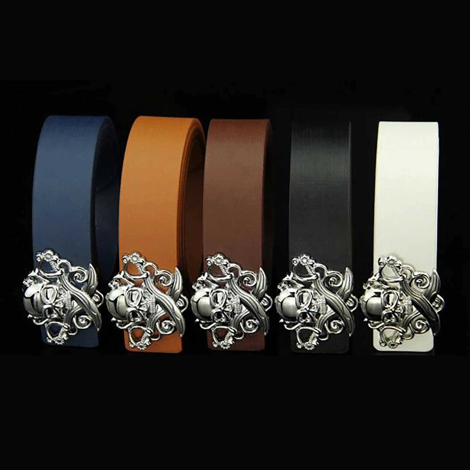 Мужской ремень из ПУ кожи, с металлической пряжкой
Мужской ремень из ПУ кожи, с металлической пряжкой