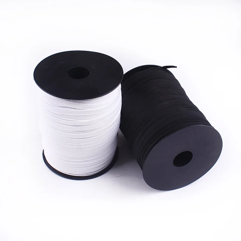 Black/white Sewing Elastic Band 5yards/lot 3mm/6mm Higt Elastic sewing Rubber Band Waist Band Stretch Rope Elastic Ribbon
Black/white Sewing Elastic Band 5yards/lot 3mm/6mm Higt Elastic sewing Rubber Band Waist Band Stretch Rope Elastic Ribbon