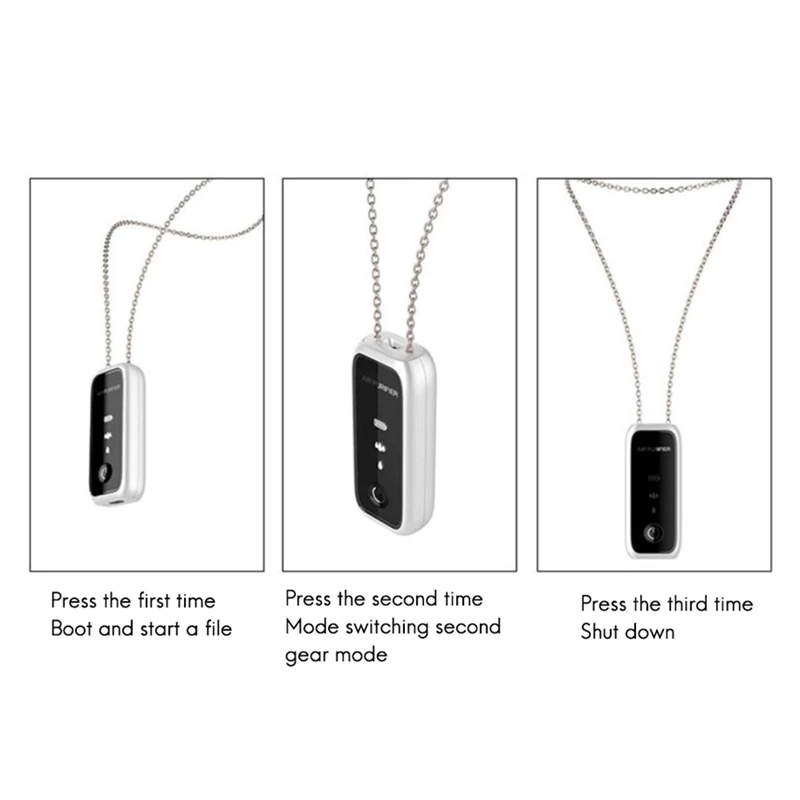 2 Pcs Hanging Neck Air Purifier Personal Wearable Mini Portable 120 Million Negative Ion Car Air Purifier
2 Pcs Hanging Neck Air Purifier Personal Wearable Mini Portable 120 Million Negative Ion Car Air Purifier