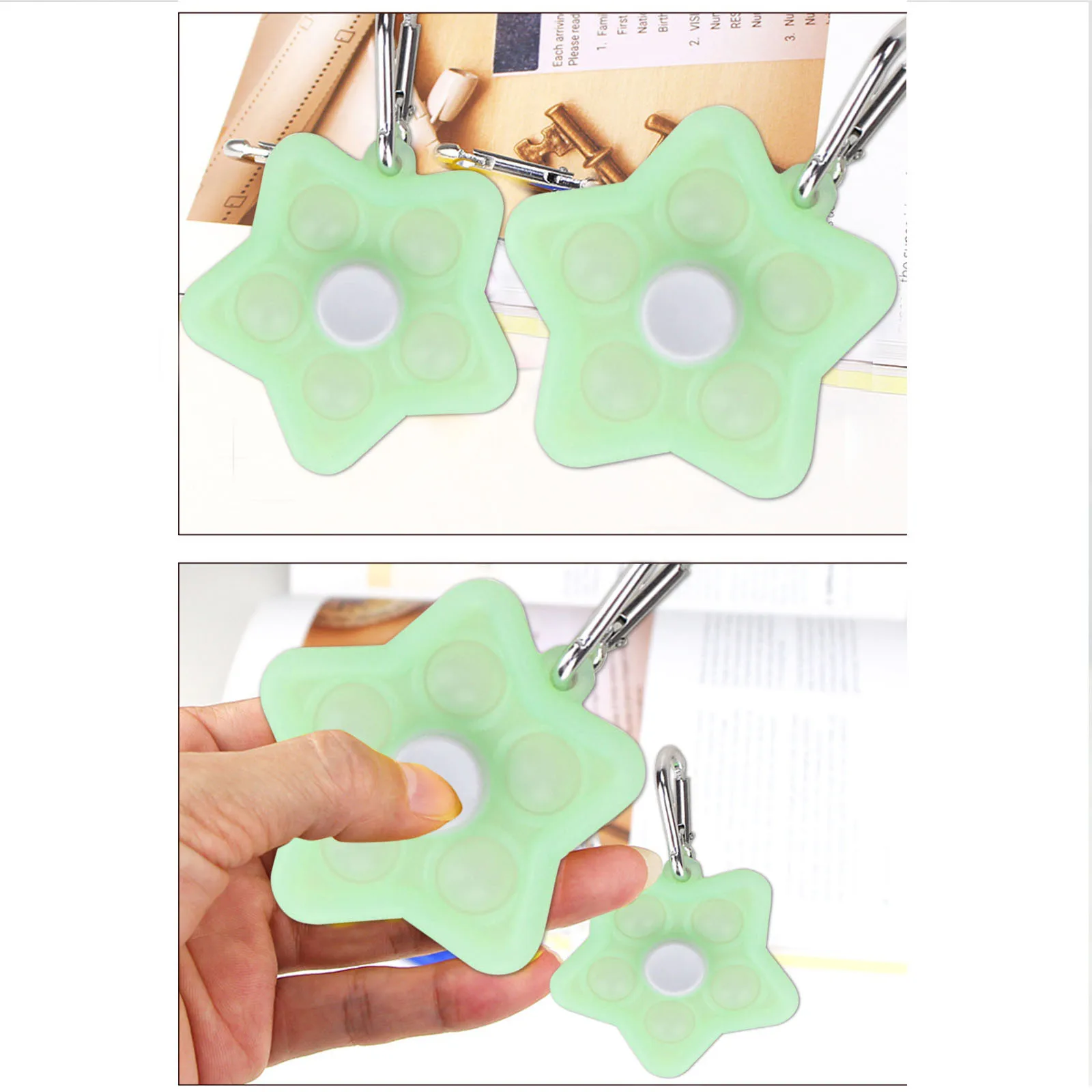 Stress Relieving Fidget Antistress Fidget Toys Pop It Kids Adults Silicone Toy Green Keychain Rotating Fingertip Top
Stress Relieving Fidget Antistress Fidget Toys Pop It Kids Adults Silicone Toy Green Keychain Rotating Fingertip Top