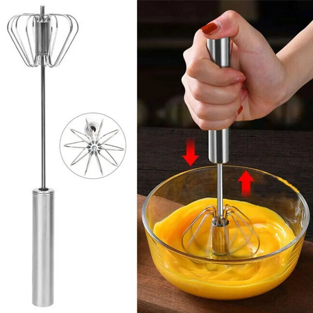 Semi-Automatic Mixer Egg Beater Manual Self Hand Cream Turning Egg Blender Steel Stirring Whisk Tools Ki B7B7
Semi-Automatic Mixer Egg Beater Manual Self Hand Cream Turning Egg Blender Steel Stirring Whisk Tools Ki B7B7