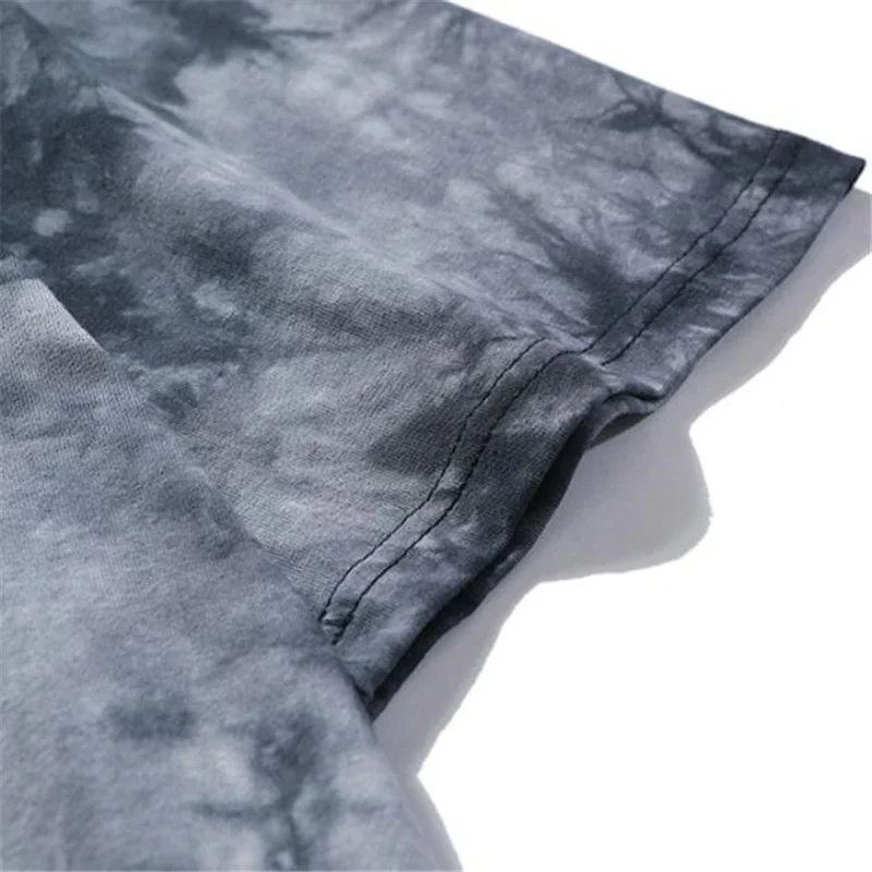 Summer Men's Casual Tie Dye Hip Hop Half sleeve T-shirts Cartoon Print Harajuku Cotton Loose Tee Tops Couples Oversized T shirt
Summer Men's Casual Tie Dye Hip Hop Half sleeve T-shirts Cartoon Print Harajuku Cotton Loose Tee Tops Couples Oversized T shirt