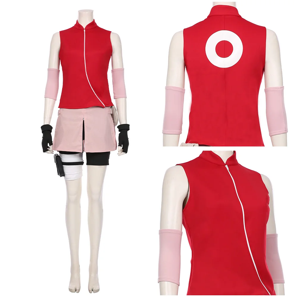 Anime Haruno Sakura Cosplay Costume Women Girls Ninja Skirt Outfits Halloween Carnival Costumes
Anime Haruno Sakura Cosplay Costume Women Girls Ninja Skirt Outfits Halloween Carnival Costumes