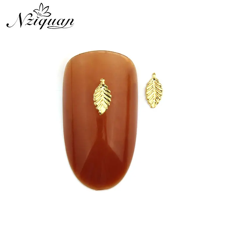 NZIQUAN new golden leaf nail stickers charm geometric metal alloy ladies art nail decoration DIY nail decoration 20PCS
NZIQUAN new golden leaf nail stickers charm geometric metal alloy ladies art nail decoration DIY nail decoration 20PCS