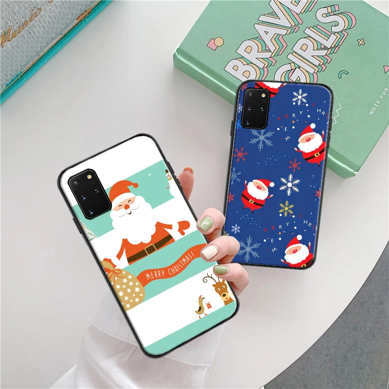 Merry Christmas Silicone Phone Case For Samsung Galaxy S8 S8 Plus S9 S9 Plus S10 S20 S20 FE Lite Ultra Funda Soft Back Cover
Merry Christmas Silicone Phone Case For Samsung Galaxy S8 S8 Plus S9 S9 Plus S10 S20 S20 FE Lite Ultra Funda Soft Back Cover