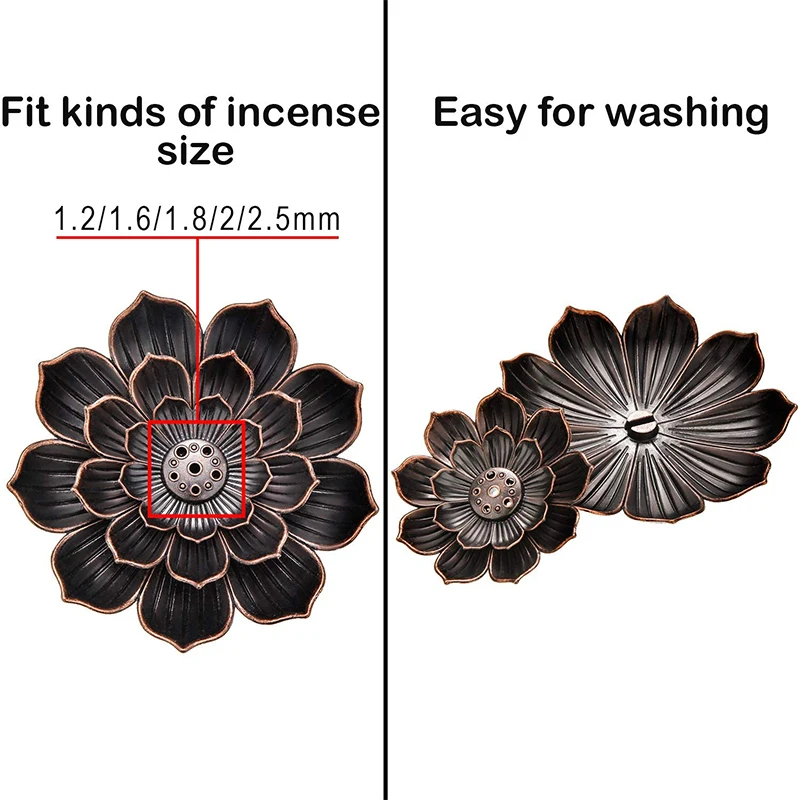 3 Pack Lotus Incense Holder Lotus Stick Incense Burner Cone Incense Burner Holder For Home Fragrance Accessories
3 Pack Lotus Incense Holder Lotus Stick Incense Burner Cone Incense Burner Holder For Home Fragrance Accessories