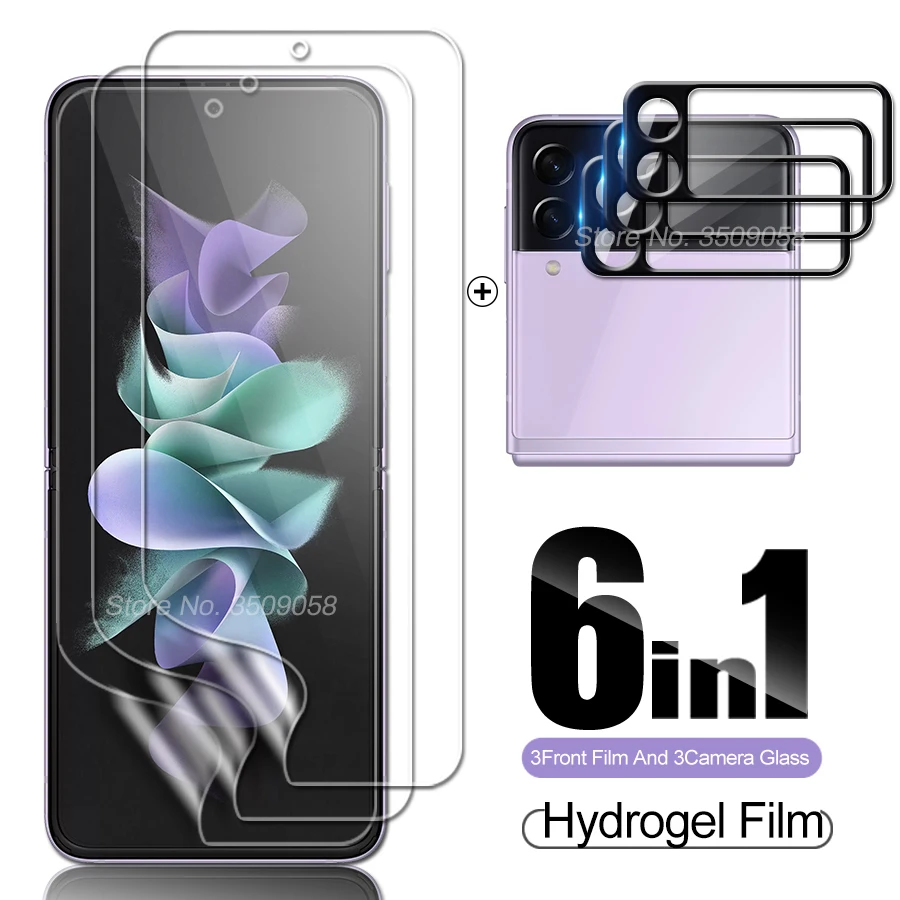 6IN1 3D Curved Camera Protector Glass For Samsung Z Flip3 5G Front Hydrogel Film For Galaxy Z Flip 3 Screen Protector Film Cover
6IN1 3D Curved Camera Protector Glass For Samsung Z Flip3 5G Front Hydrogel Film For Galaxy Z Flip 3 Screen Protector Film Cover