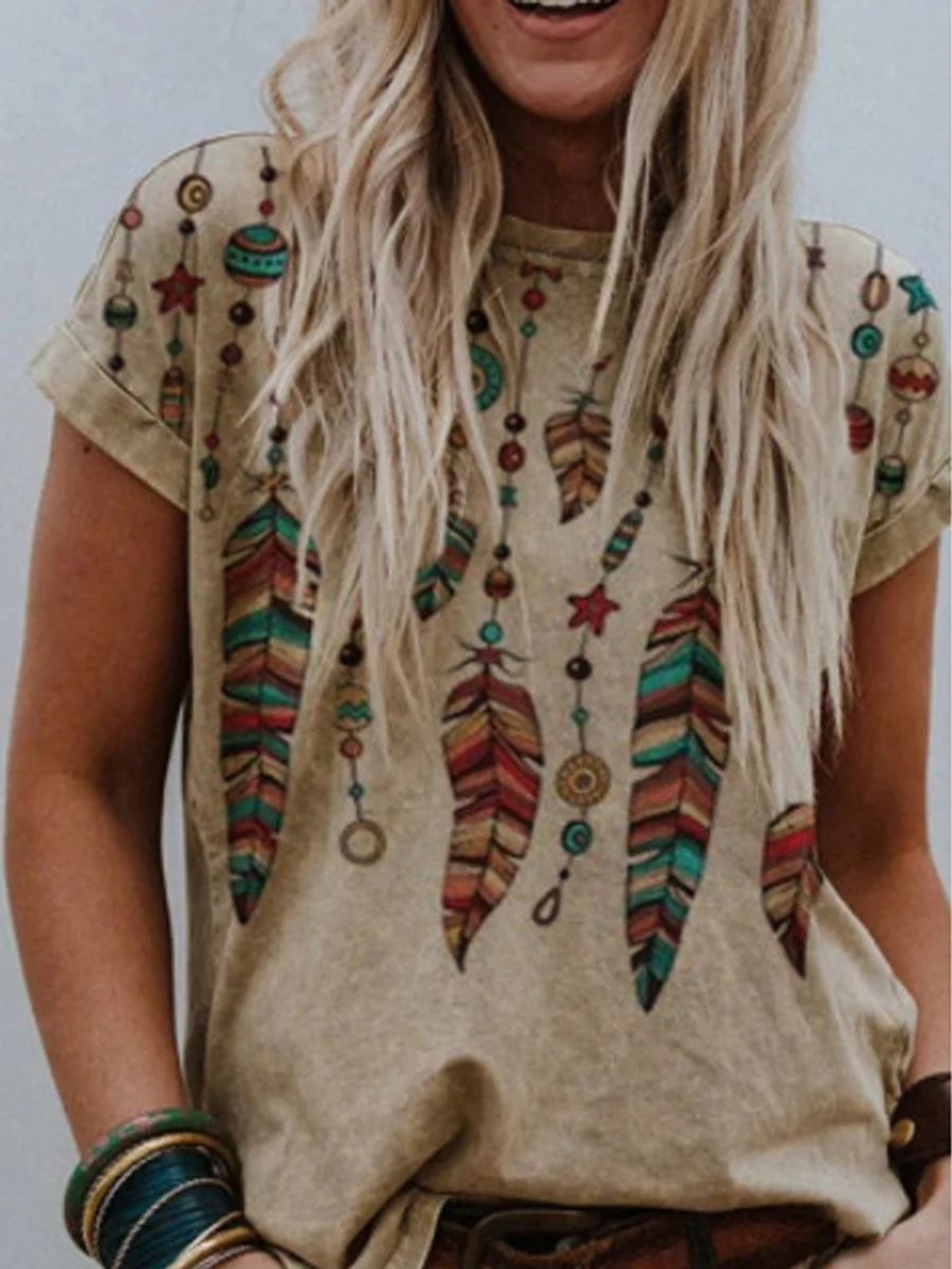 Graphic T-shirt Ladies Summer 3d Floral Print 0-neck Short-sleeved T-shirt Casual Loose Oversized T-shirt Y2k Top Plus Size
Graphic T-shirt Ladies Summer 3d Floral Print 0-neck Short-sleeved T-shirt Casual Loose Oversized T-shirt Y2k Top Plus Size