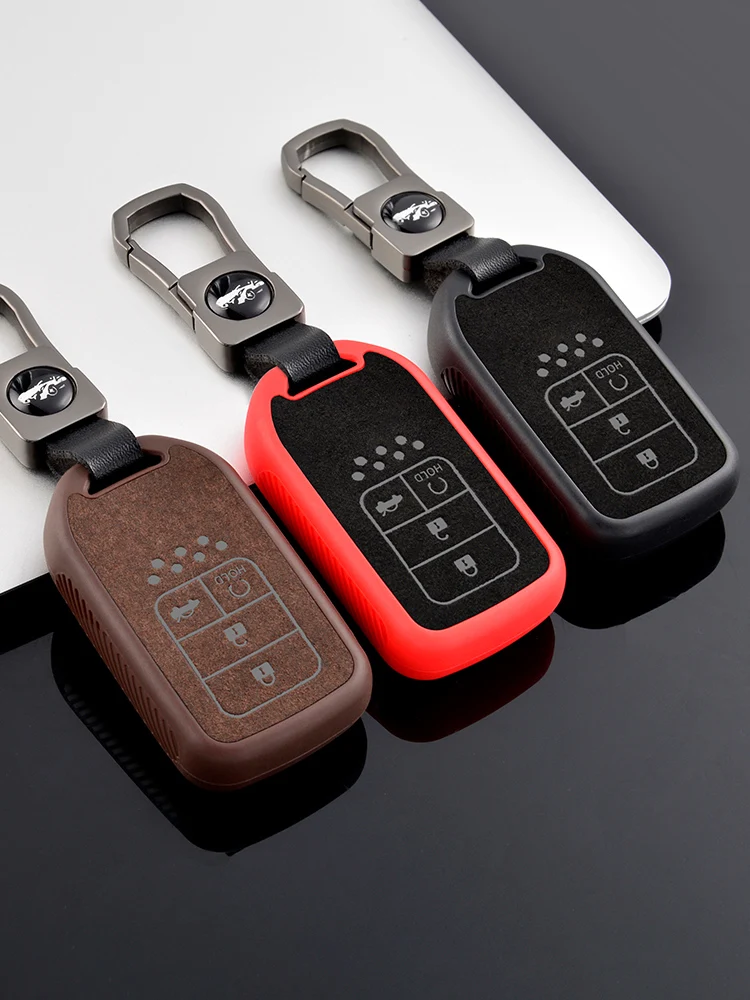 TPU+suede remote control Car keychain car key bag car key case for Honda Odyssey elysion special-purpose
TPU+suede remote control Car keychain car key bag car key case for Honda Odyssey elysion special-purpose