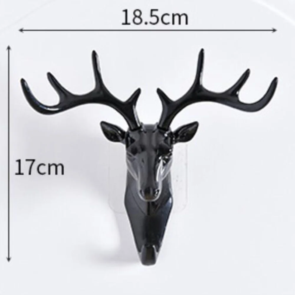 Deer Head Self Adhesive Hooks Clothing Display Racks Multi-Purpose Hook Coat Hanger Room Decor Wall Bag Keys Sticky Holder
Deer Head Self Adhesive Hooks Clothing Display Racks Multi-Purpose Hook Coat Hanger Room Decor Wall Bag Keys Sticky Holder