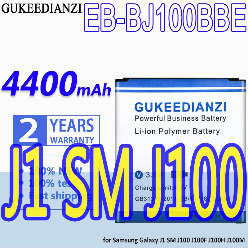 High Capacity GUKEEDIANZI Battery EB-BJ100BBE 4400mAh for Samsung Galaxy J1 SM J100 J100F J100H J100M EB BJ100BBE
High Capacity GUKEEDIANZI Battery EB-BJ100BBE 4400mAh for Samsung Galaxy J1 SM J100 J100F J100H J100M EB BJ100BBE