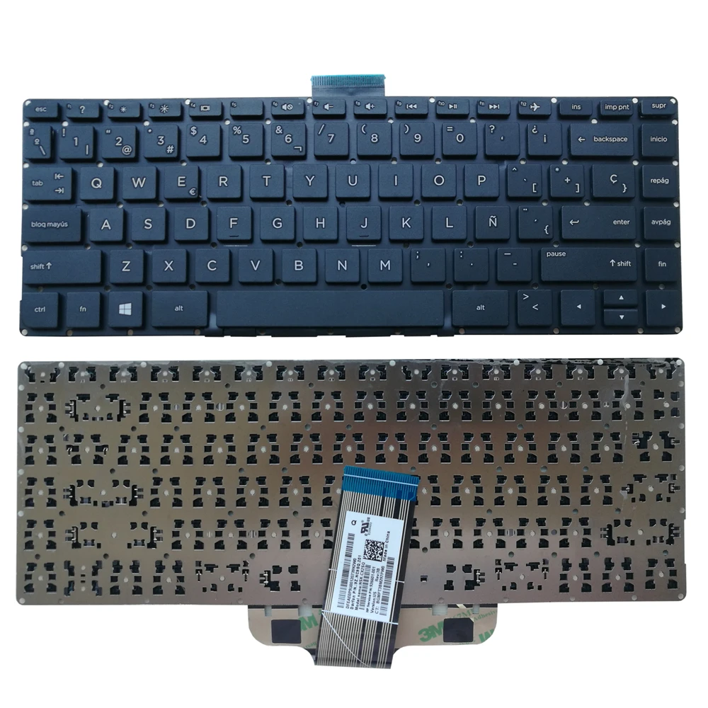 

Клавиатура OVY SP с испанской раскладкой для ноутбука HP X360 13-S 13-S000 13t-S000 13-S100 13-S200 p/n:9Z.NC9SQ.201 в наличии-001, 926601