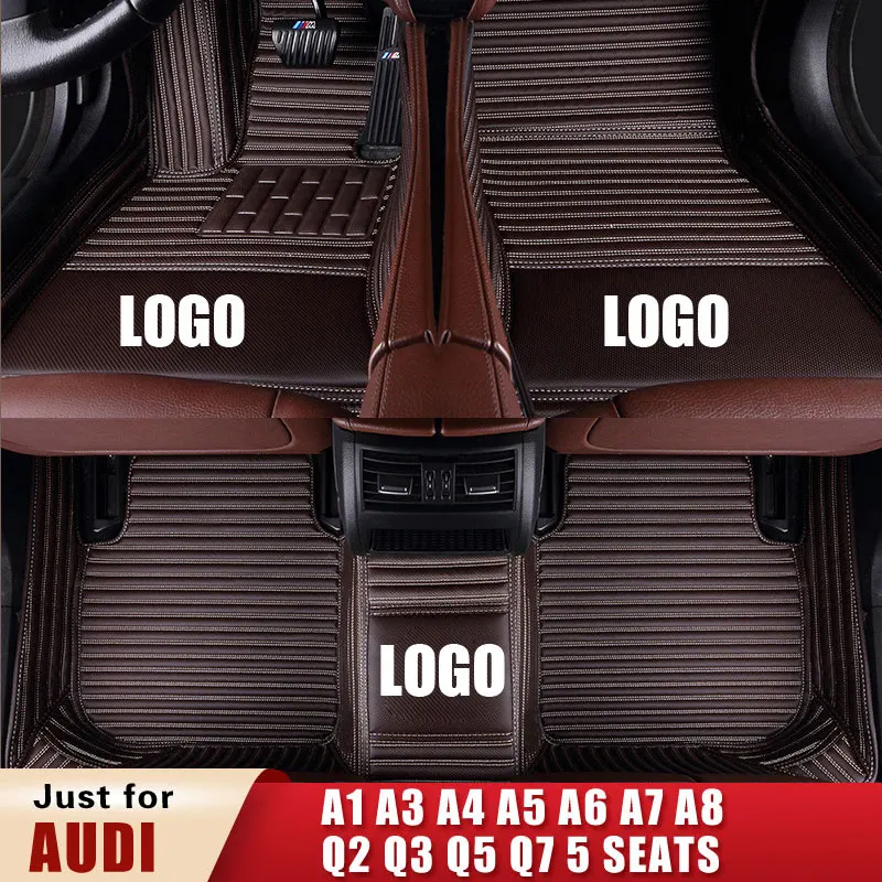 Коврики автомобильные под заказ коврики для багажника Audi A1 A3 A4 A5 A6 A7 A8 Q2 Q3 Q5 Q7 5 мест