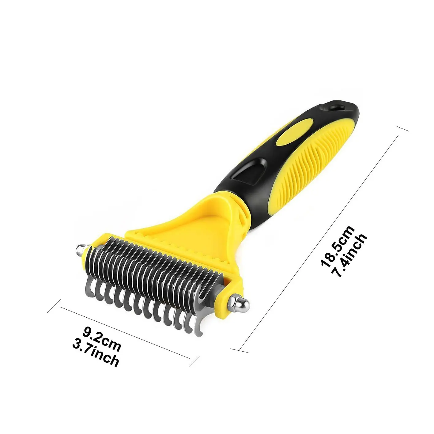 Dog Dematting Comb Pet Hair Removal Brush Fur Trimming Deshedding 2 Sided Brushes Durable Grooming Tools For Long Hair Curly Pet
Dog Dematting Comb Pet Hair Removal Brush Fur Trimming Deshedding 2 Sided Brushes Durable Grooming Tools For Long Hair Curly Pet