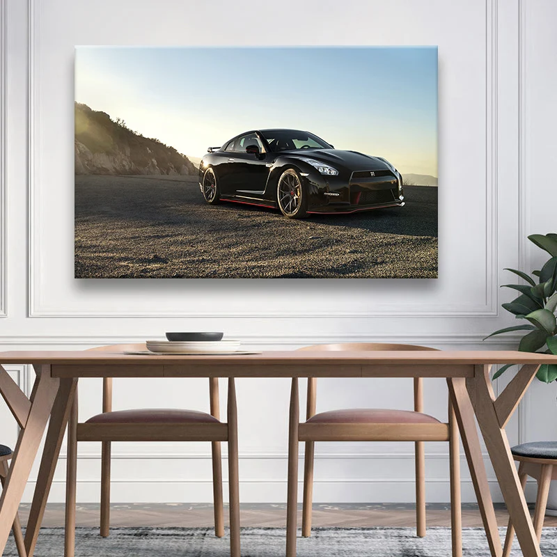 Nissan Skyline GTR black sports car car poster canvas printing wall artist home decoration living room decoration
Nissan Skyline GTR black sports car car poster canvas printing wall artist home decoration living room decoration