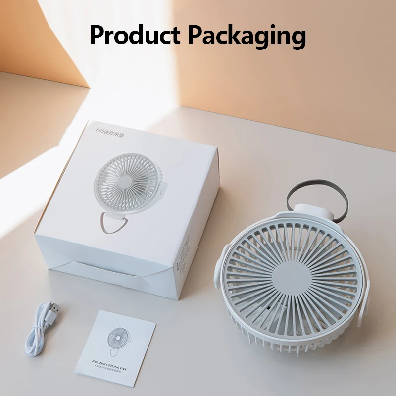 Mini Ceiling Fan Outdoor Tent Fan Desktop Portable USB Rechargeable Fans Fourth Gears Wind for Home Office Dormitory Bedroom
Mini Ceiling Fan Outdoor Tent Fan Desktop Portable USB Rechargeable Fans Fourth Gears Wind for Home Office Dormitory Bedroom