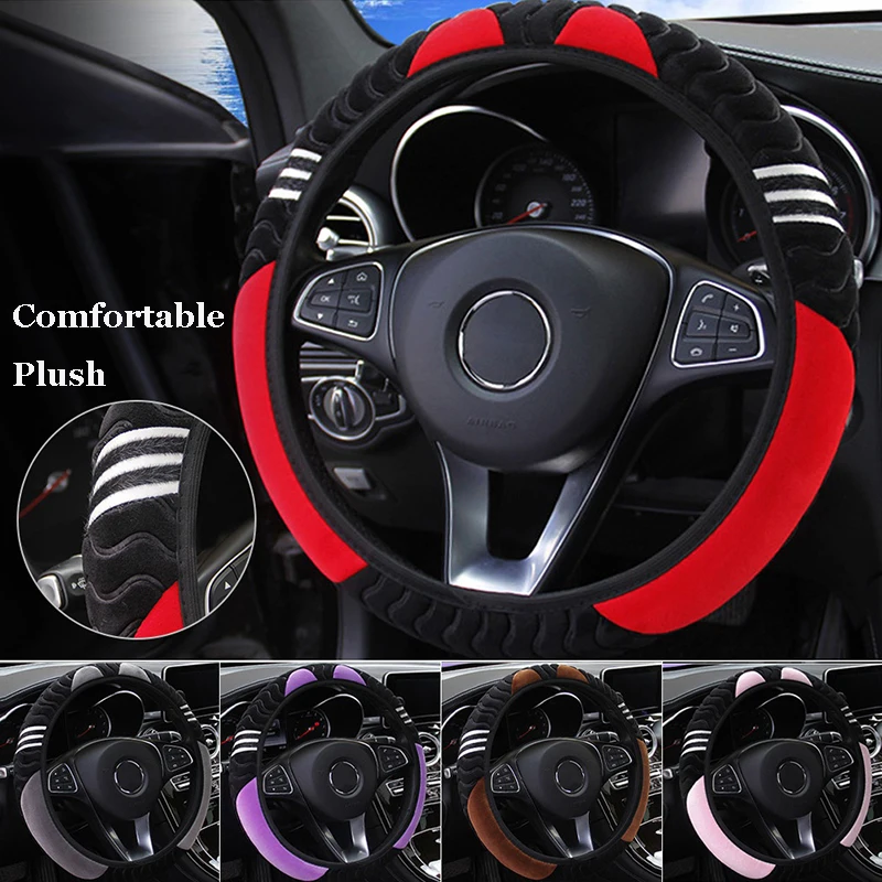 Car Steering Wheel Cover Plush Elastic Warm Anti-slip Wheel Cover Car Styling Car Accessories
Car Steering Wheel Cover Plush Elastic Warm Anti-slip Wheel Cover Car Styling Car Accessories