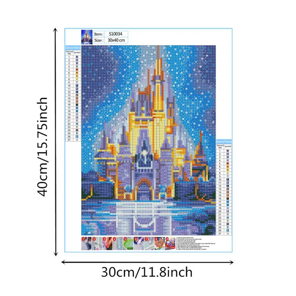 5D Diamond Painting Kits DIY Full Drill Diamond Painting Needlework Crystal Painting Rhinestone Cross Stitch Arts Craft for Home
5D Diamond Painting Kits DIY Full Drill Diamond Painting Needlework Crystal Painting Rhinestone Cross Stitch Arts Craft for Home