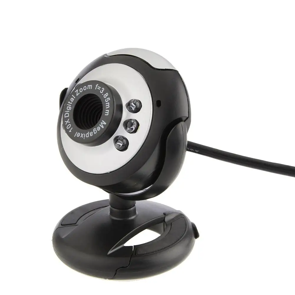 Web Camera High Quality 6 LED Light Buit-in Microphone HD Webcam Portable Ratatable Web Cam For PC Desktop Laptop Computer 
Web Camera High Quality 6 LED Light Buit-in Microphone HD Webcam Portable Ratatable Web Cam For PC Desktop Laptop Computer