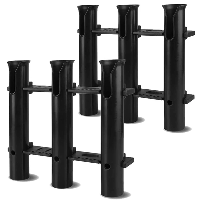 2Pcs Fishing Rod Rack Rod Holders Tube Rod Racks with Reel and Tools Slot for Rod Fishing, Deep Sea Fishing and Trolling
2Pcs Fishing Rod Rack Rod Holders Tube Rod Racks with Reel and Tools Slot for Rod Fishing, Deep Sea Fishing and Trolling