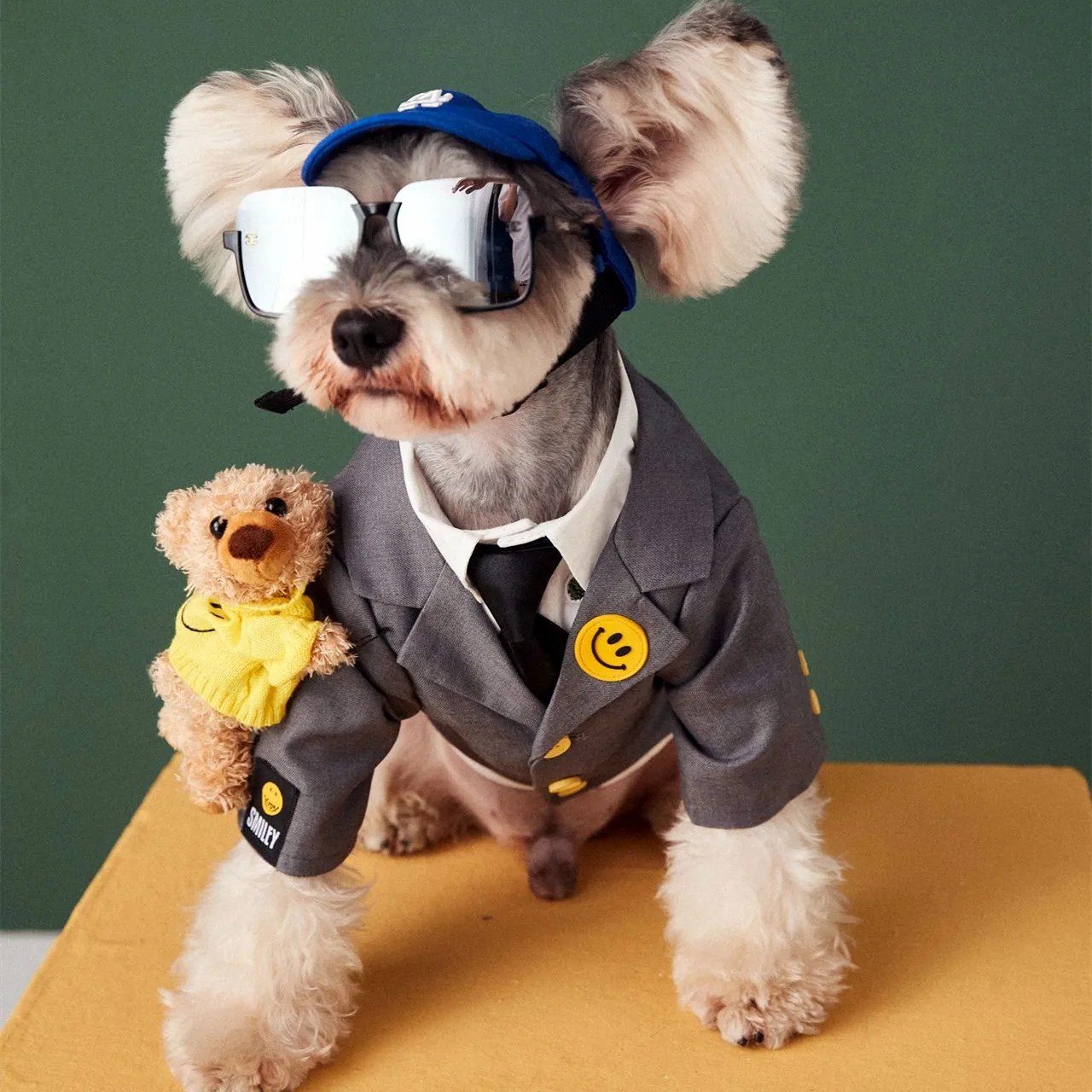 Dog Clothes New Suit For Dogs Pet Jacket Teddy Schnauzer Pet Autumn Winter Clothing For Small Dogs Cat Puppy Coat With Bear Toy
Dog Clothes New Suit For Dogs Pet Jacket Teddy Schnauzer Pet Autumn Winter Clothing For Small Dogs Cat Puppy Coat With Bear Toy