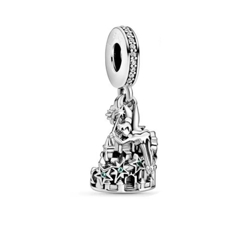 

Authentic 925 Sterling Silver Castle Of Magical Dreams Charm Beads Fit Original Pandora Bracelets For Women DIY Jewelry Gift