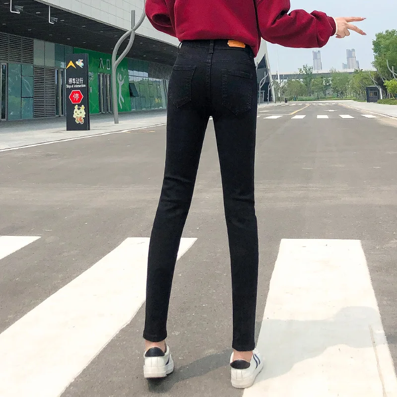 NEW Women Stretch High Waist Classic Retro Jeans Lady Plus Size 38 40 Skinny Pants Push Up Leggings Mom Jeans Pencil Trousers
NEW Women Stretch High Waist Classic Retro Jeans Lady Plus Size 38 40 Skinny Pants Push Up Leggings Mom Jeans Pencil Trousers
