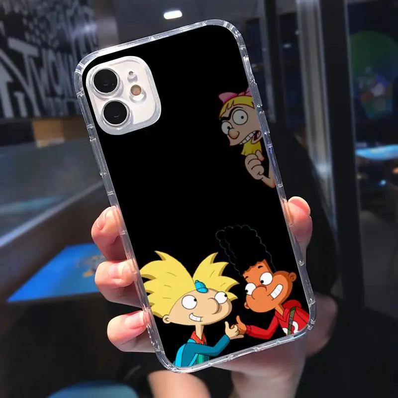 Hey Arnold America cartoon Phone Case Transparent for iPhone 6 7 8 11 12 s mini pro X XS XR MAX Plus
Hey Arnold America cartoon Phone Case Transparent for iPhone 6 7 8 11 12 s mini pro X XS XR MAX Plus