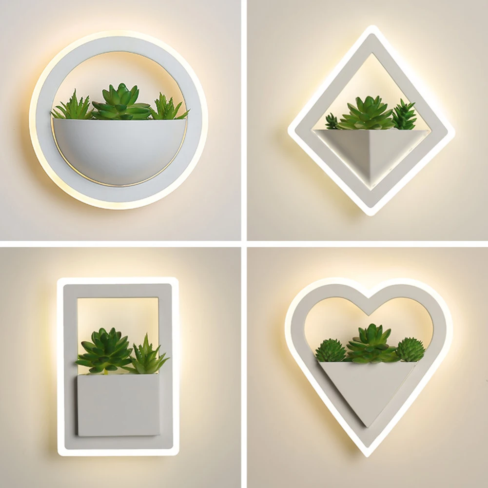 10W Modern LED Acrylic Bedside Wall Light with Planter Fixture Home Decor For Home Bedroom Surface mounted Wall Sconce Light
10W Modern LED Acrylic Bedside Wall Light with Planter Fixture Home Decor For Home Bedroom Surface mounted Wall Sconce Light