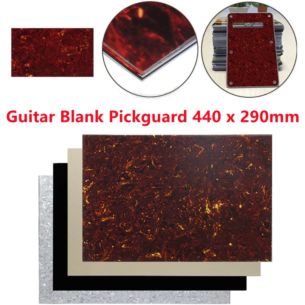 3Ply Construction Electric Guitar Blank Pickguard Board Scratch Plate DIY Customed Blank Sheet Guitar Bass Parts Accessories
3Ply Construction Electric Guitar Blank Pickguard Board Scratch Plate DIY Customed Blank Sheet Guitar Bass Parts Accessories
