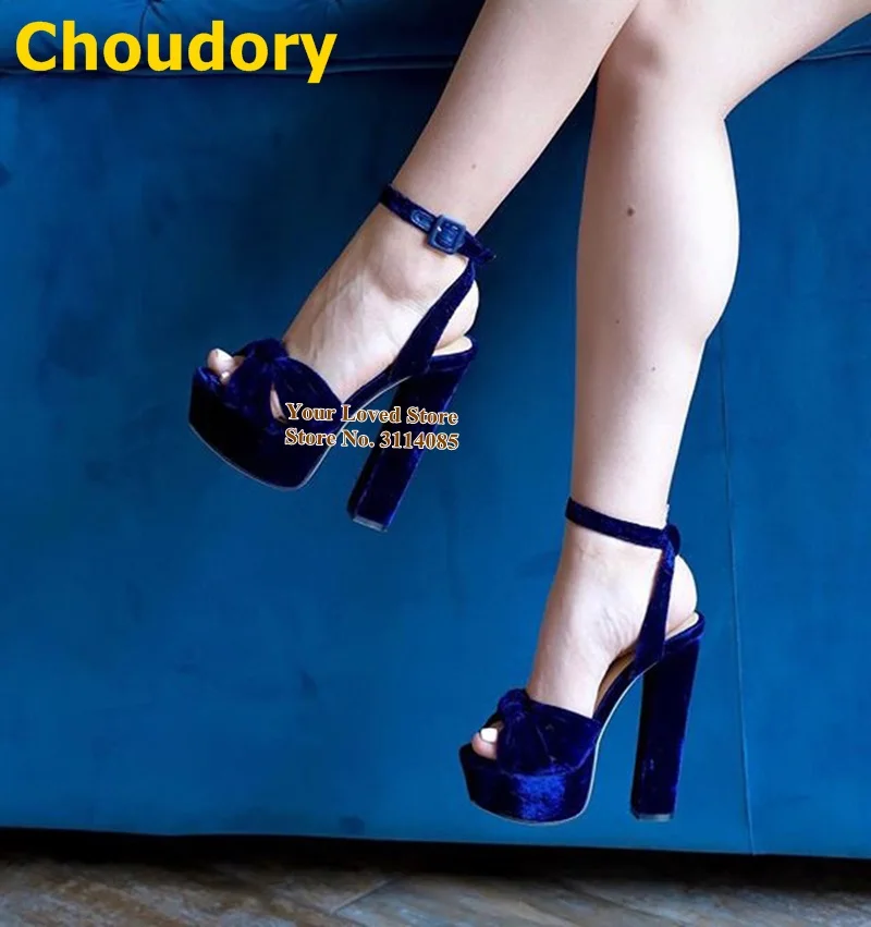 Роскошные бархатные сандалии-гладиаторы Choudory на массивном каблуке и платформе с бантом-бабочкой, с ремешком и пряжкой, большие размеры 47
Роскошные бархатные сандалии-гладиаторы Choudory на массивном каблуке и платформе с бантом-бабочкой, с ремешком и пряжкой, большие размеры 47