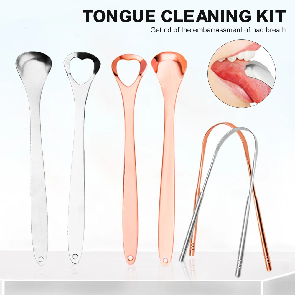 Stainless Steel Tongue Scraper Cleaner 3pcs Fresh Breath Cleaning Coated TongueToothbrush Oral Hygiene Care Tools Manual Toothbr
Stainless Steel Tongue Scraper Cleaner 3pcs Fresh Breath Cleaning Coated TongueToothbrush Oral Hygiene Care Tools Manual Toothbr
