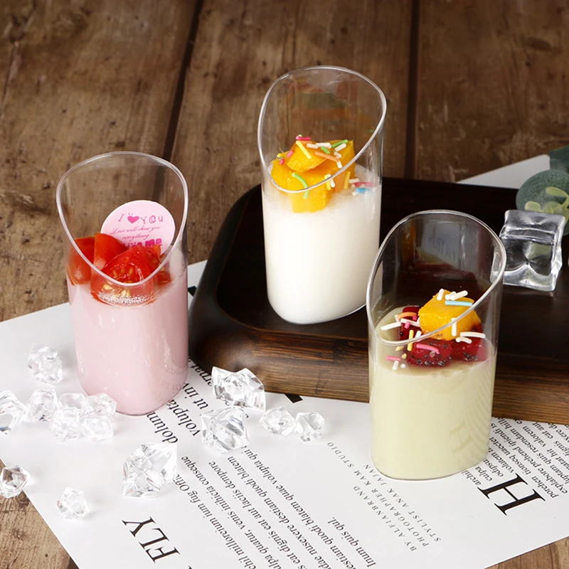 80ml Dessert Cup Transparent Plastic Mousses Cups Dessert Container for Jelly Yogurt Pudding Party Kitchen Supplies
80ml Dessert Cup Transparent Plastic Mousses Cups Dessert Container for Jelly Yogurt Pudding Party Kitchen Supplies