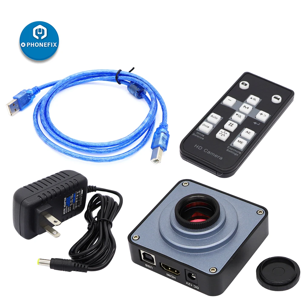 Тринокулярный цифровой видеомикроскоп HD 38MP 60F/S 1080P HDMI с C-образным креплением USB
