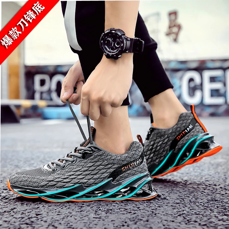 Blade Sneakers For Man Fish Scale Running Shoes Blade Shark Bottom Men Sports Shoes Anti-Slippery Zapatillas Homme Chaussures
Blade Sneakers For Man Fish Scale Running Shoes Blade Shark Bottom Men Sports Shoes Anti-Slippery Zapatillas Homme Chaussures