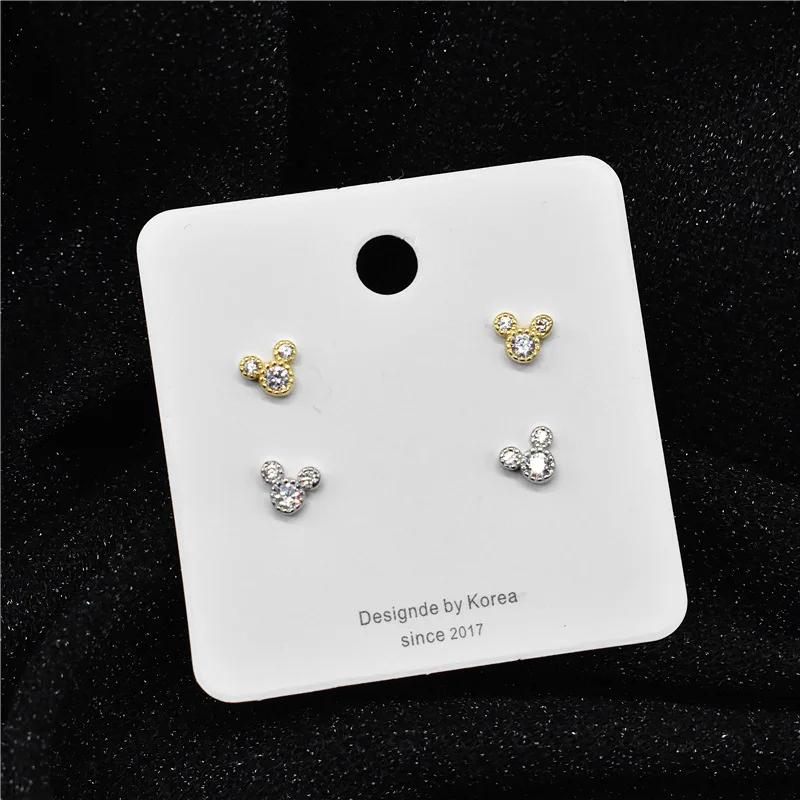 Disney Niche Design Zircon Cartoon Mickey Head Earrings Temperament New Earrings Simple Students
Disney Niche Design Zircon Cartoon Mickey Head Earrings Temperament New Earrings Simple Students