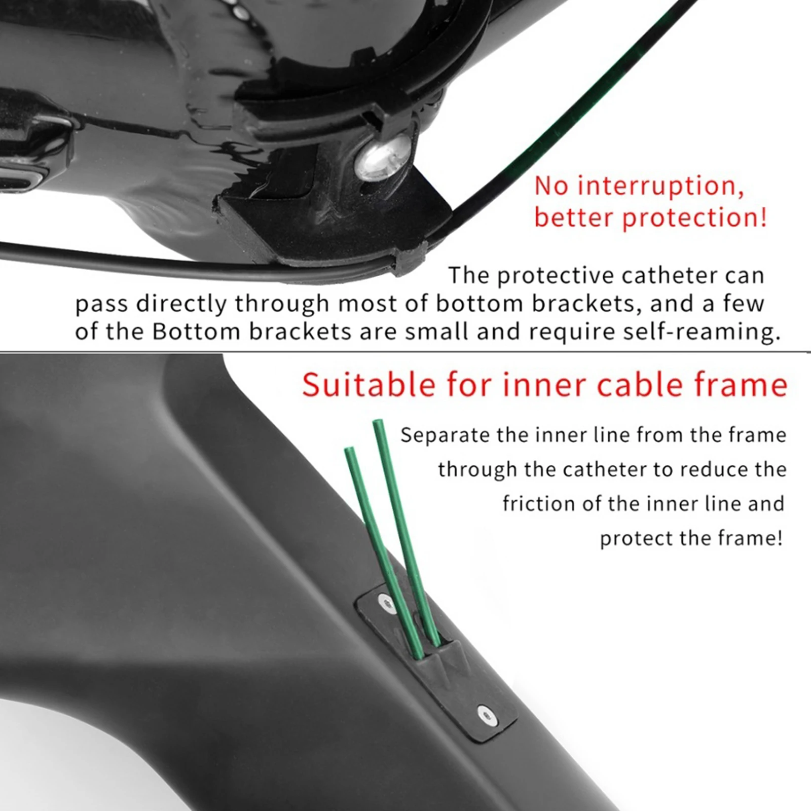 3Meter MTB Road Bike Brake Cable Housing Slick Lube Liner for Internal Cable
3Meter MTB Road Bike Brake Cable Housing Slick Lube Liner for Internal Cable