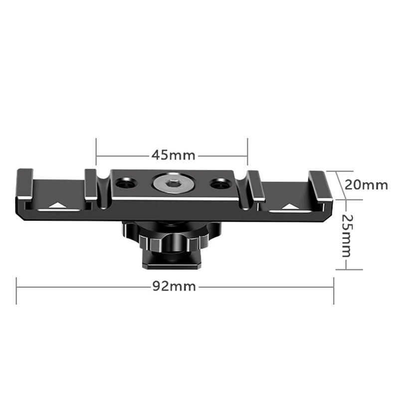 Double End Bracket Base Light Supplement Microphone Multi-Function One-Thirds Single Camera Extension Accessories
Double End Bracket Base Light Supplement Microphone Multi-Function One-Thirds Single Camera Extension Accessories
