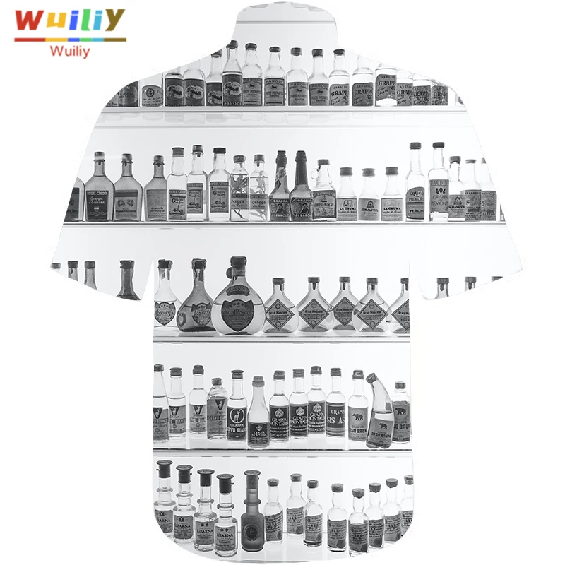 Men's Graphic Whiskey Button Down Shirts Novelty Beach 3D Pattern Summer Hawaiian Tops Fashion Shirt
Men's Graphic Whiskey Button Down Shirts Novelty Beach 3D Pattern Summer Hawaiian Tops Fashion Shirt