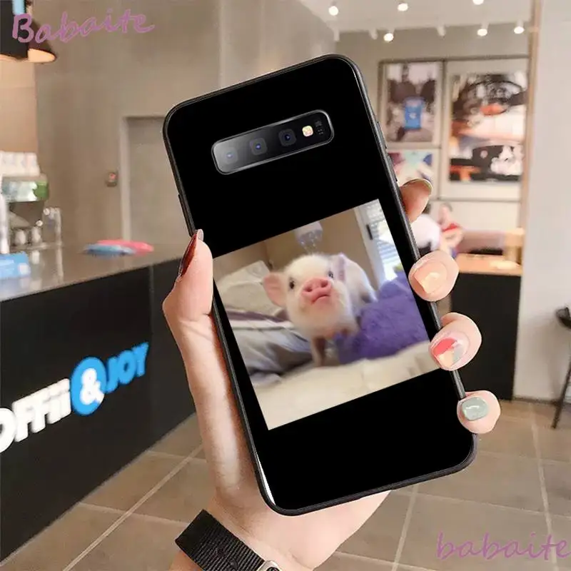 Babaite Cute Little Pink Pet Pig Painted Phone Case for Samsung GALAXY S6 Edge S7 S7 plus s20 s10 s20 ultra s10plus Edge S8 S9
Babaite Cute Little Pink Pet Pig Painted Phone Case for Samsung GALAXY S6 Edge S7 S7 plus s20 s10 s20 ultra s10plus Edge S8 S9