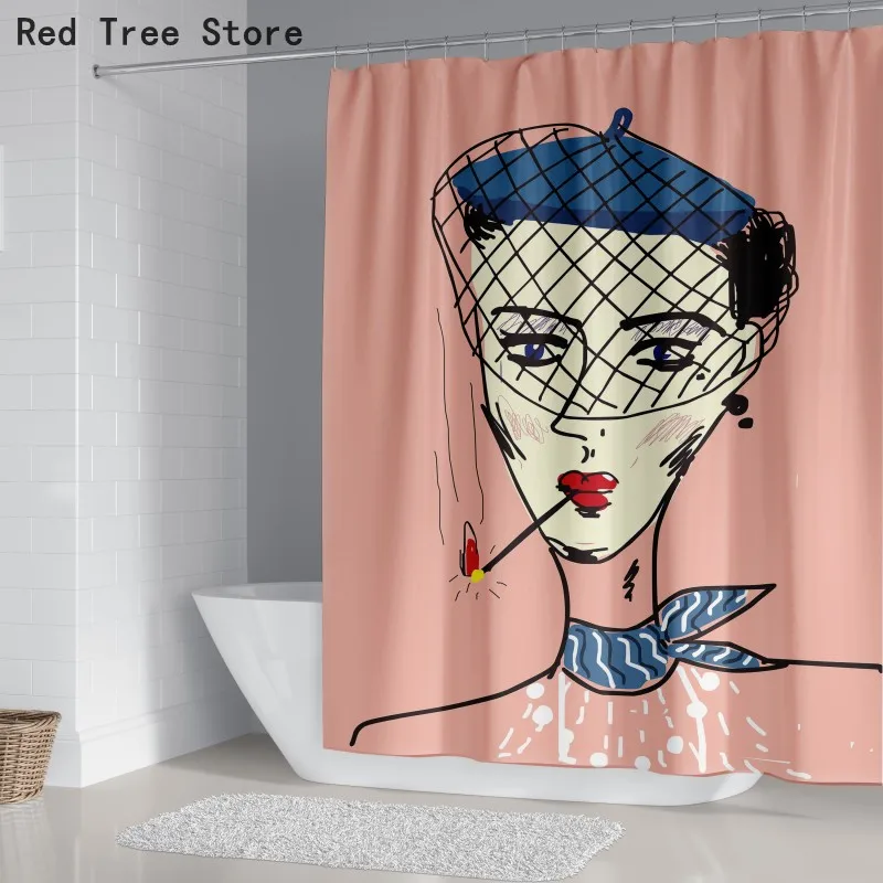 Elegant Woman Oil Painting Print Shower Curtain Bathroom Decor Anti Water Curtains Screen Covers Hanging with 12 Hooks 180*180cm
Elegant Woman Oil Painting Print Shower Curtain Bathroom Decor Anti Water Curtains Screen Covers Hanging with 12 Hooks 180*180cm