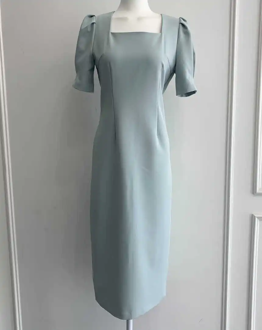 New Summer Women Solid Color Elegant vestidos Business Party Bodycon Work Office Lady Female Dress
New Summer Women Solid Color Elegant vestidos Business Party Bodycon Work Office Lady Female Dress
