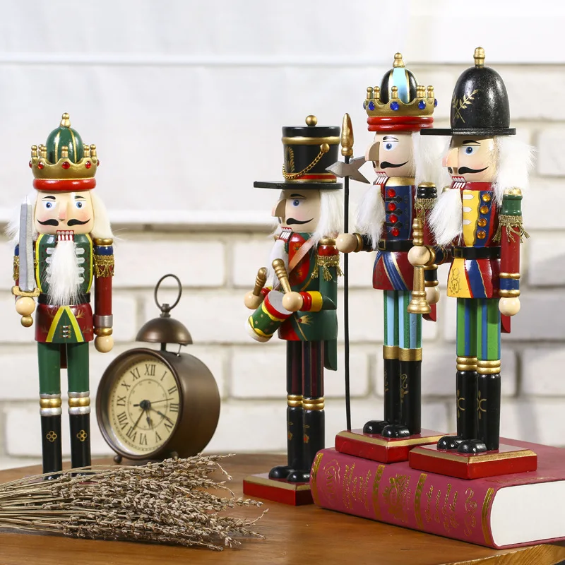 30cm Nutcracker Soldier Wooden Vintage Doll Handcraft Decoration Christmas Gifts Ornament
30cm Nutcracker Soldier Wooden Vintage Doll Handcraft Decoration Christmas Gifts Ornament