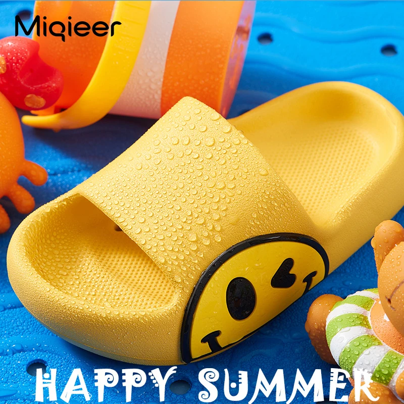 Children Slippers Summer Cartoon Smile Soft EVA Home Shoes Baby Boys Toddler Shoes Parent-child Sandals Slippers Kid Girl Slides
Children Slippers Summer Cartoon Smile Soft EVA Home Shoes Baby Boys Toddler Shoes Parent-child Sandals Slippers Kid Girl Slides