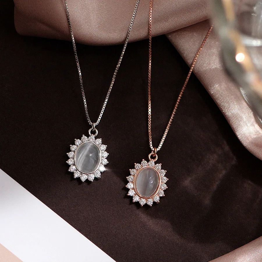 OBEAR 100% 925 Sterling Silver Vintage Opal Necklace for Women Inlaid CZ Short Cavicle Chain Weedding Jewelry Gift
OBEAR 100% 925 Sterling Silver Vintage Opal Necklace for Women Inlaid CZ Short Cavicle Chain Weedding Jewelry Gift