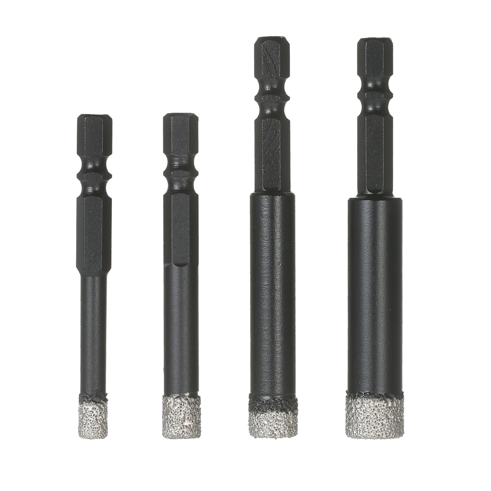 Dry Diamond Hole Saw 4pcs Drill Bit Set with Hex Head Cooling Wax for Porcelain Tile Ceramic Granite Marble Stone Masonry Brick
Dry Diamond Hole Saw 4pcs Drill Bit Set with Hex Head Cooling Wax for Porcelain Tile Ceramic Granite Marble Stone Masonry Brick