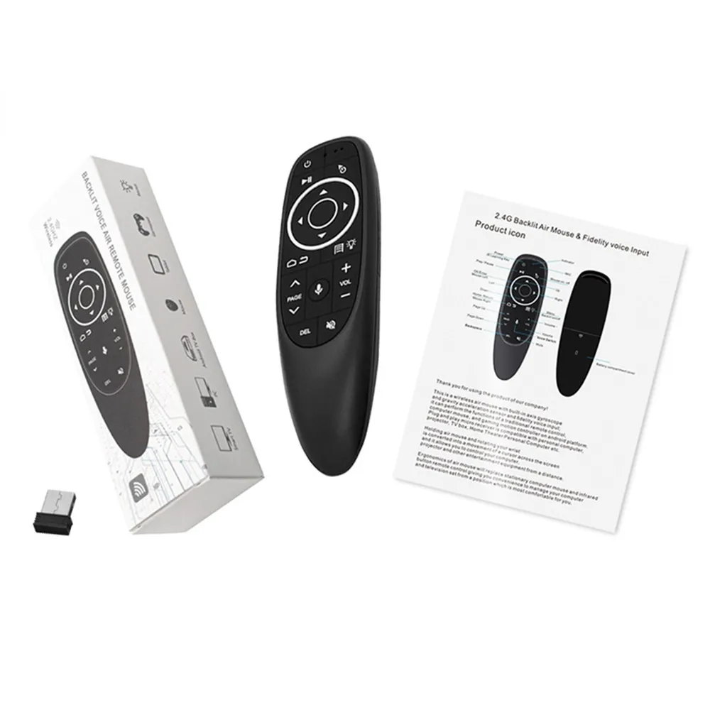 For X96 H96 MAX A95X F3 Android TV Box G10S Air Mouse Voice Control with Gyro Sensing Game 2.4GHz Wireless Smart Remote G10 Pro
For X96 H96 MAX A95X F3 Android TV Box G10S Air Mouse Voice Control with Gyro Sensing Game 2.4GHz Wireless Smart Remote G10 Pro