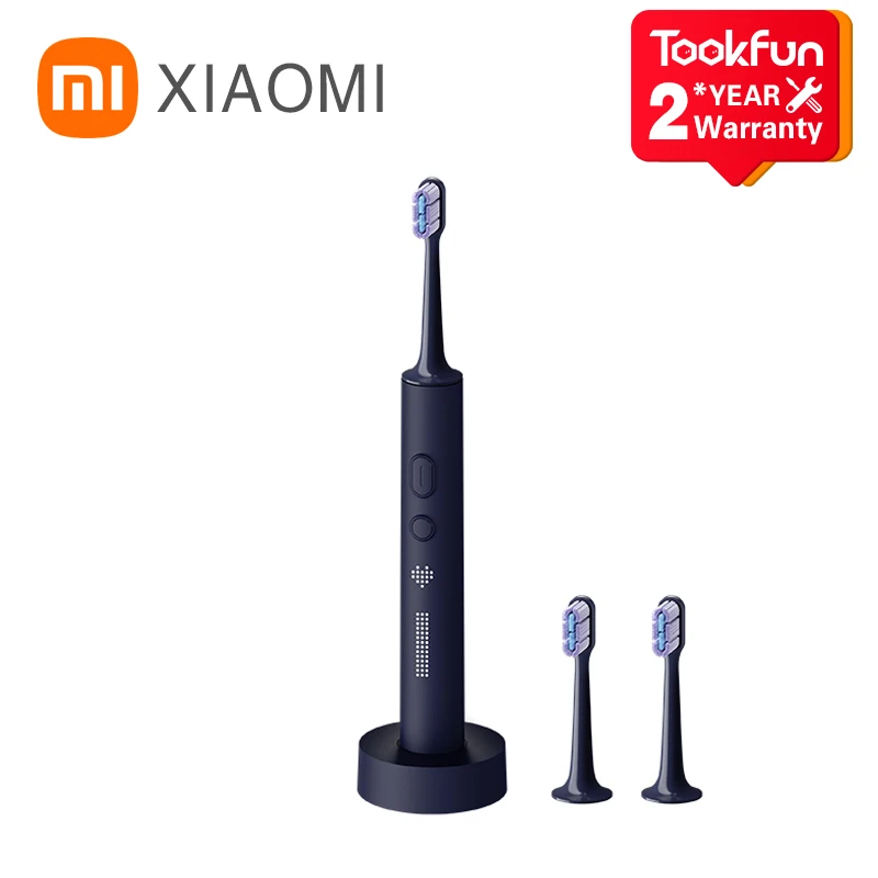 

Новая звуковая электрическая зубная щетка XIAOMI MIJIA T700, ультразвуковая зубная щетка для отбеливания зубов с вибрацией, уборки полости рта, умн...