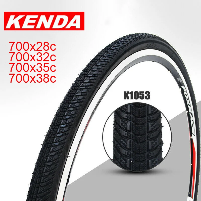 Велосипедная шина KENDA K1053 700C клиншер 700*28/32/35/38 мм для дорожного велосипеда